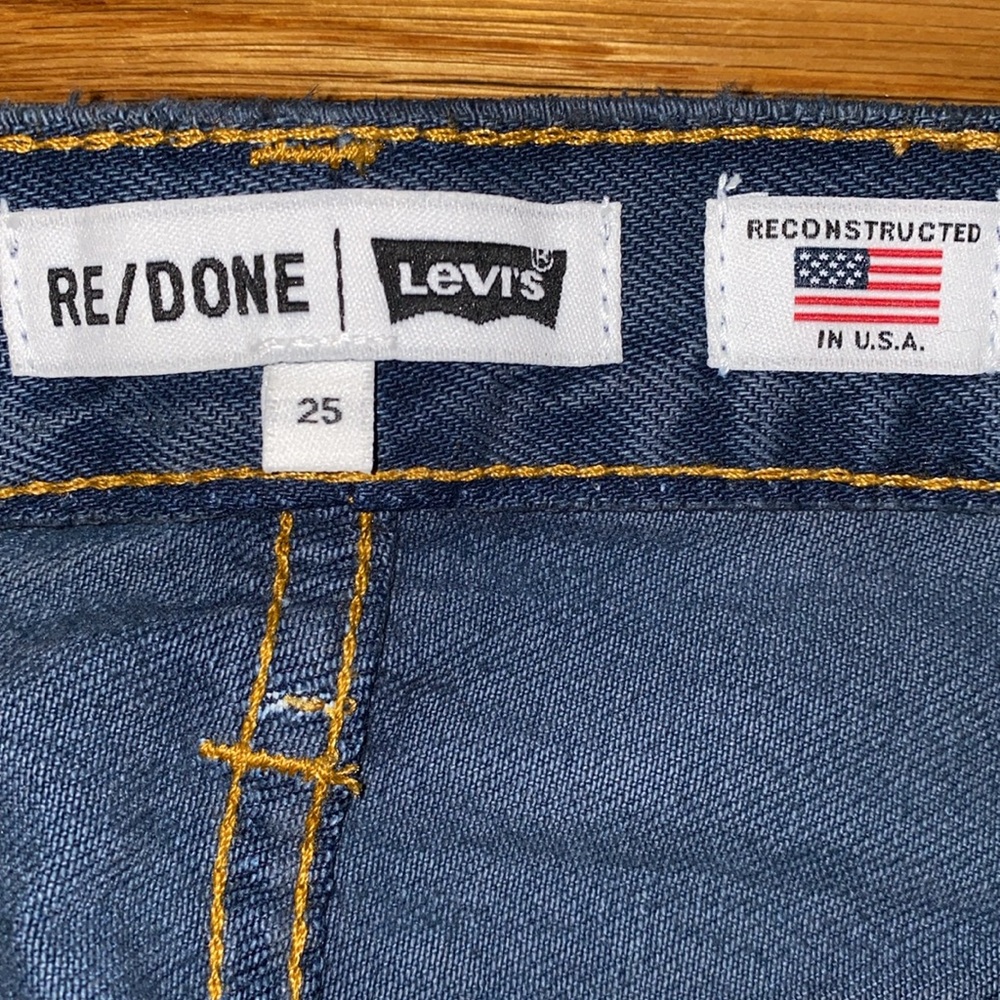 NWT RE/DONE Levi’s Button Fly Tinted Blue Steel 90s Jean - Picture 8 of 14